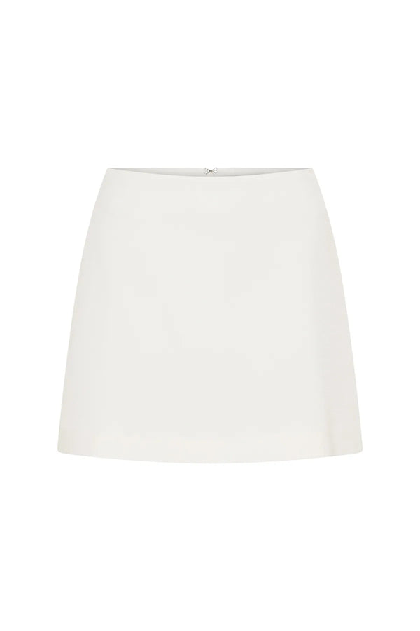 Jaz Hand Mini Skirt White