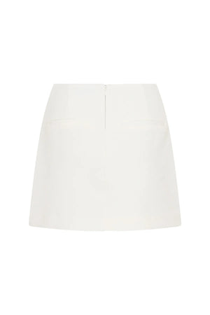 Jaz Hand Mini Skirt White