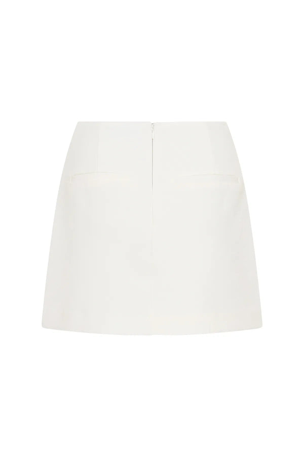 Jaz Hand Mini Skirt White