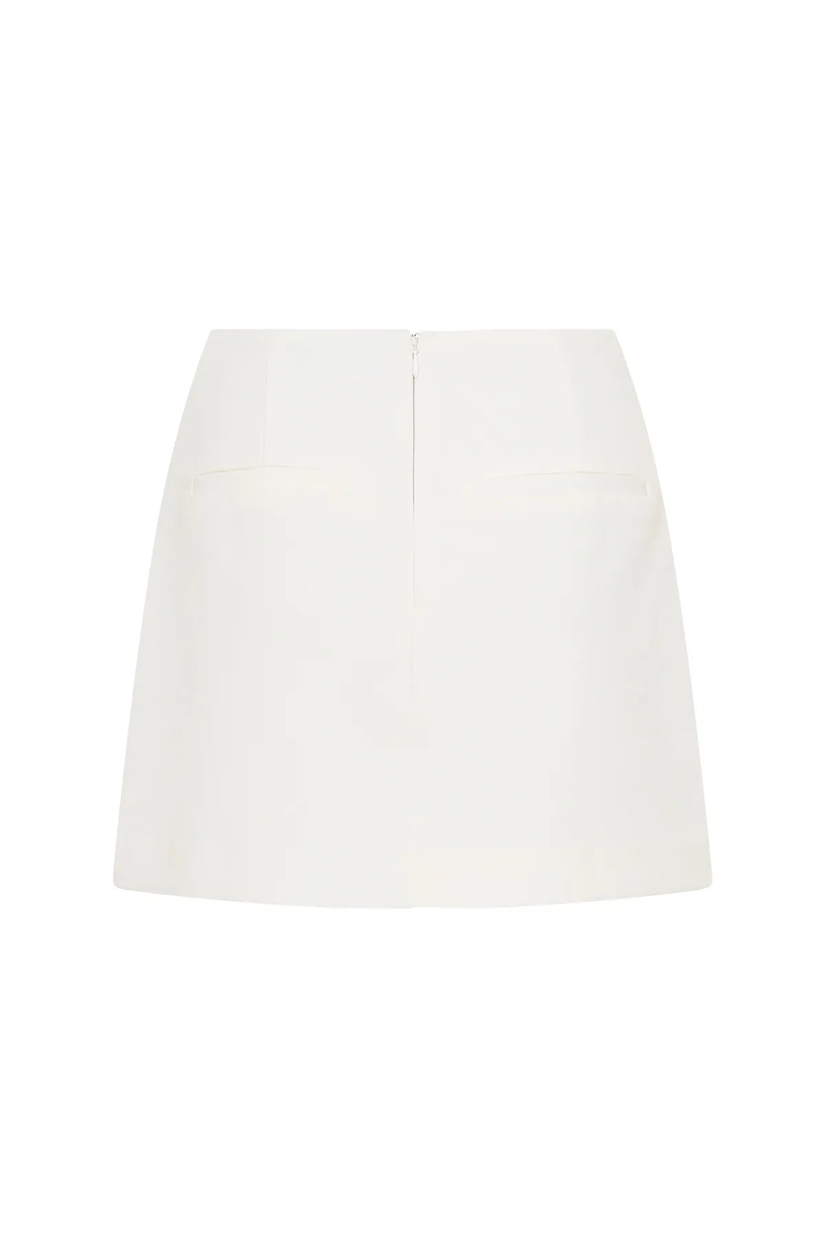 Jaz Hand Mini Skirt White