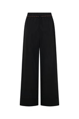 Jaz Hand Paracord Pant Black by Sneaky Link, wide leg black pants with relaxed fit, perfect for everyday styling