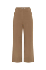 Jaz Wide Leg Tailored Pant Tan by Sneaky Link, high waisted wide leg pants, perfect for work or elevated everyday styling