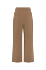Jaz Wide Leg Tailored Pant Tan