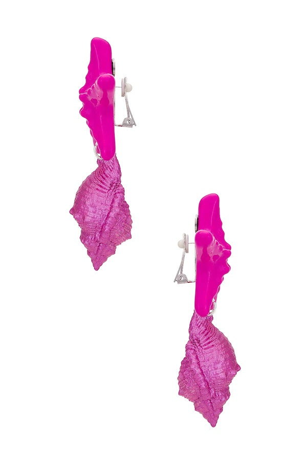 Shop Julietta | Le Splash Earrings Barbie Pink | Girls with Gems