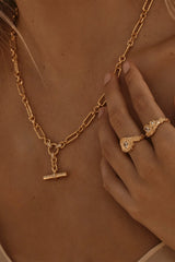 Javier Ring by Amber Sceats, sculptural gold ring with mixed crystal details, ideal for chic everyday layering.