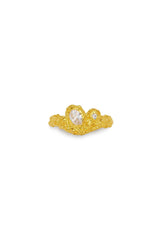 Javier Ring by Amber Sceats, sculptural gold ring with mixed crystal details, ideal for chic everyday layering