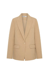 Jaz Hand Blazer Beige by Sneaky Link – a tailored blazer with structured fit and clean lines. Perfect for polished styling.