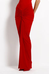 Kayson Skirt Rio by Effie Kats - sleek stretch jersey maxi skirt with sculpting fit, perfect for chic evening styling or paired with the Esper bodysuit.