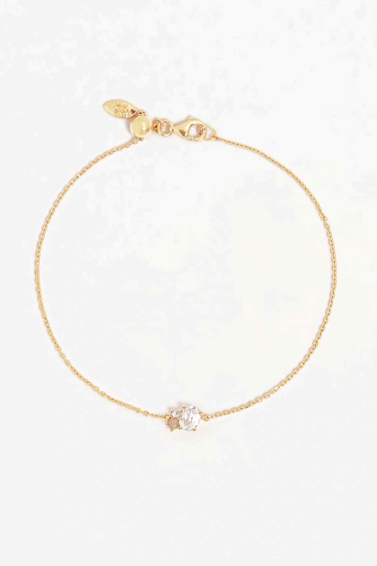 Kindred Bracelet – April by By Charlotte, an 18k gold vermeil design with topaz and opal. Perfect for gifting or layering with meaning.