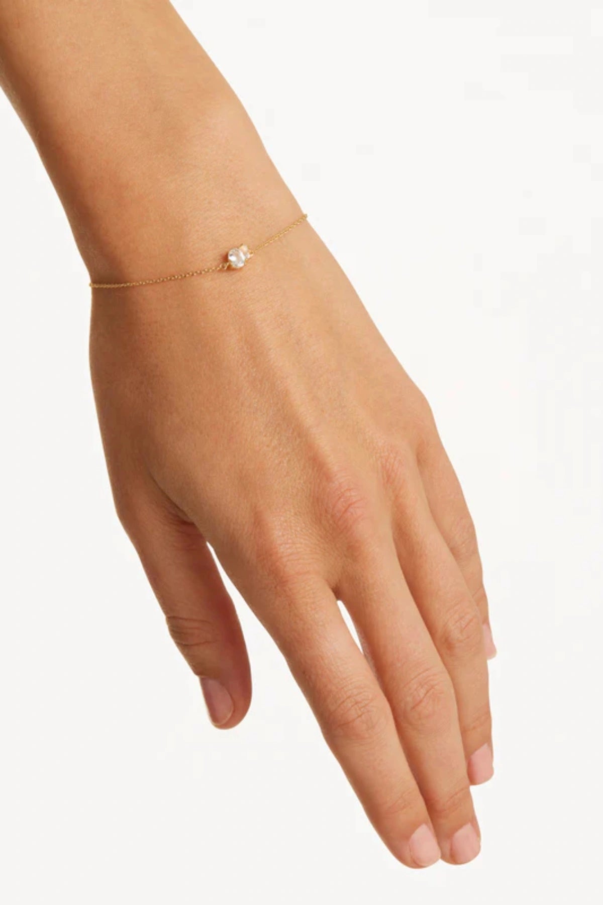 Kindred Bracelet – April by By Charlotte, an 18k gold vermeil design with topaz and opal. Perfect for gifting or layering with meaning.