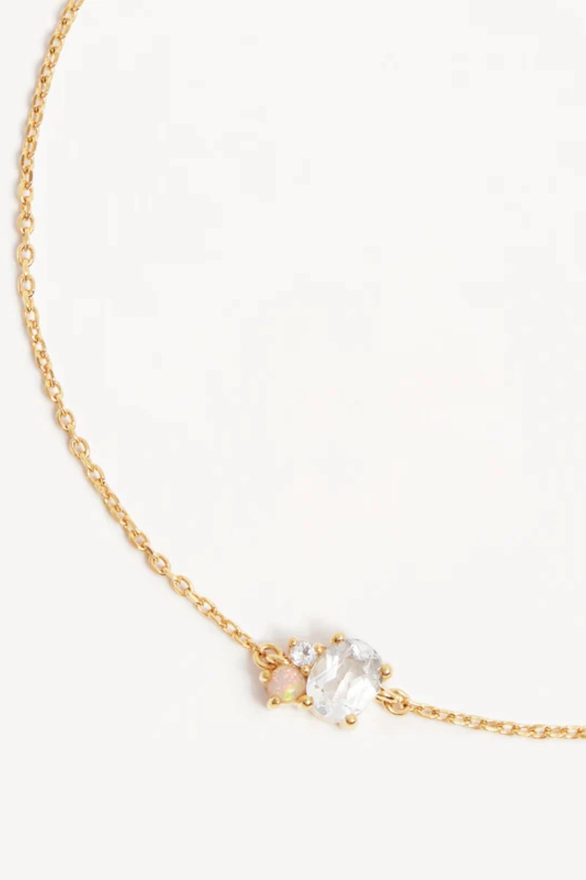 Kindred Bracelet – April by By Charlotte, an 18k gold vermeil design with topaz and opal. Perfect for gifting or layering with meaning.