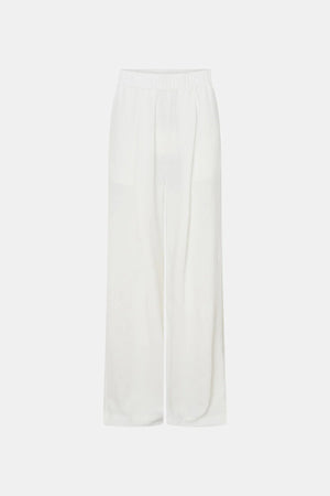 Kusama Pant by Camilla and Marc – soft white textured mid-rise pants with relaxed shaping and clean seams, perfect for polished everyday wear.