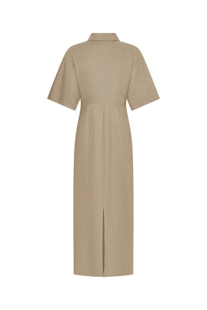 Lefka Midi Dress Etoupe