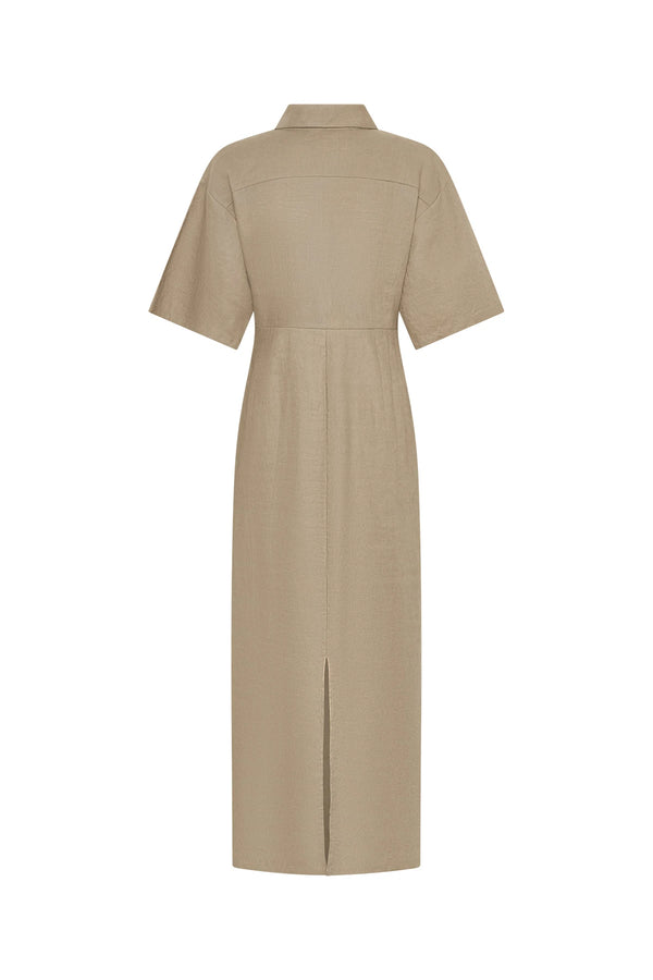 Lefka Midi Dress Etoupe