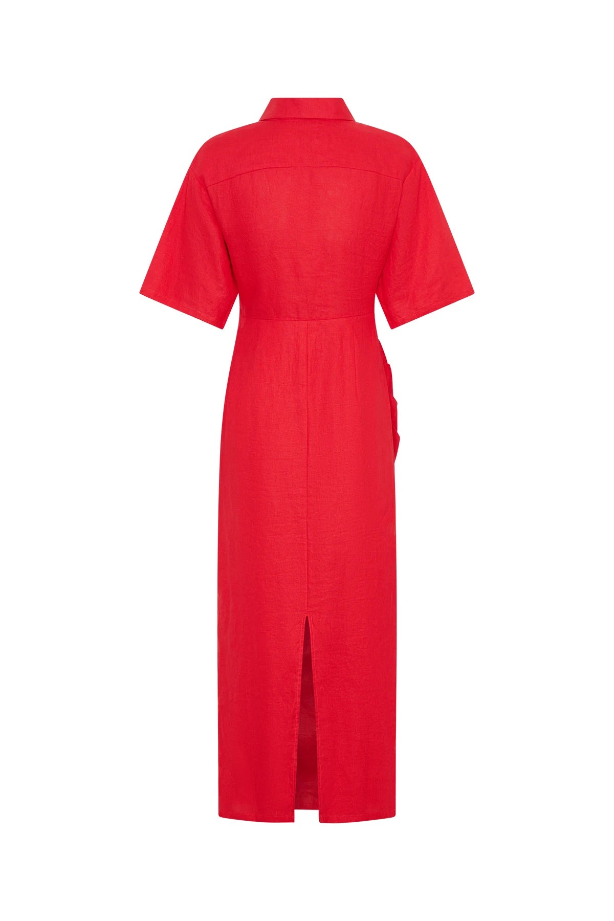 Lefka Midi Dress Red