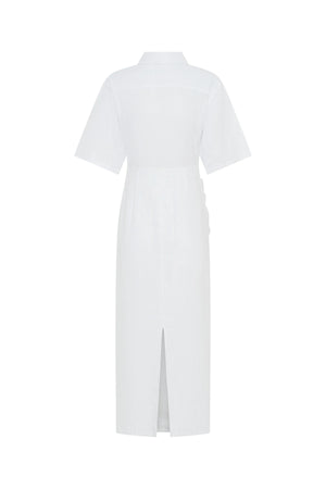 Lefka Midi Dress White