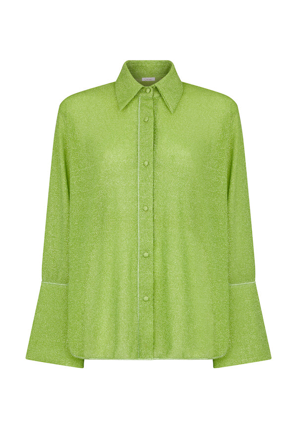 Oséree | Lumiere Long Shirt Lime | Girls with Gems