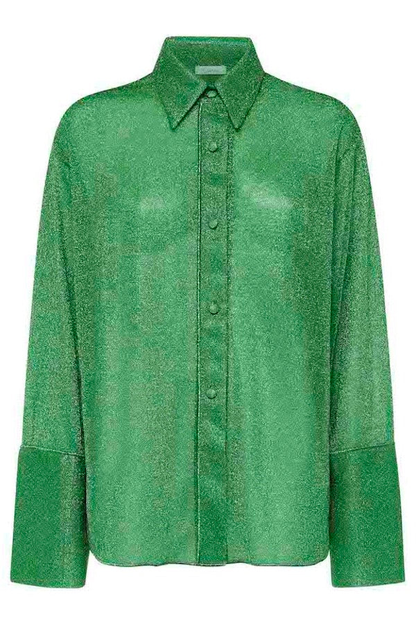 Oséree | Lumiere Sleeves Shirt Emerald | Girls with Gems
