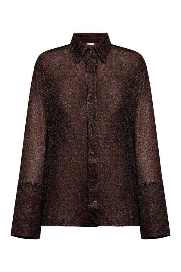Lumiere Sleeves Shirt Chocolate