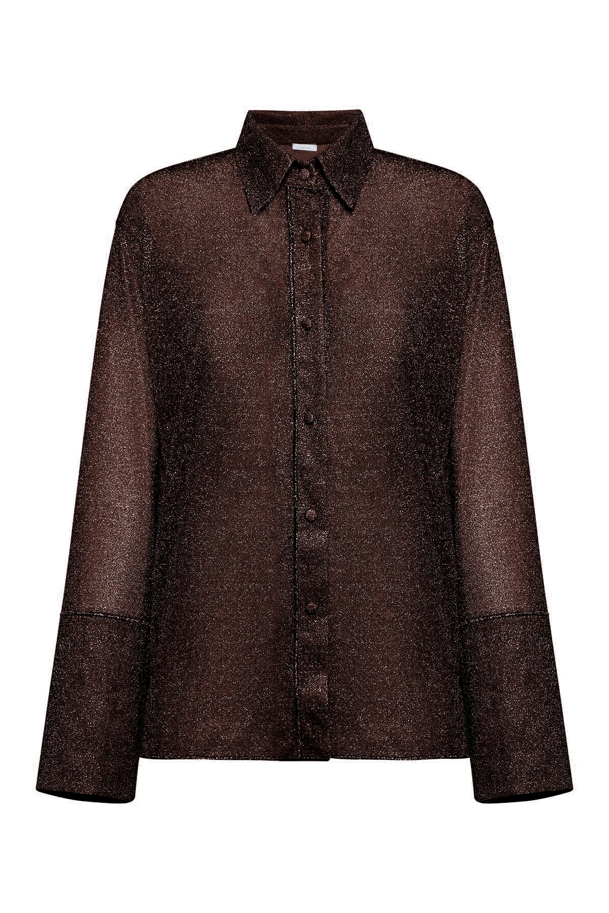Lumiere Sleeves Shirt Chocolate