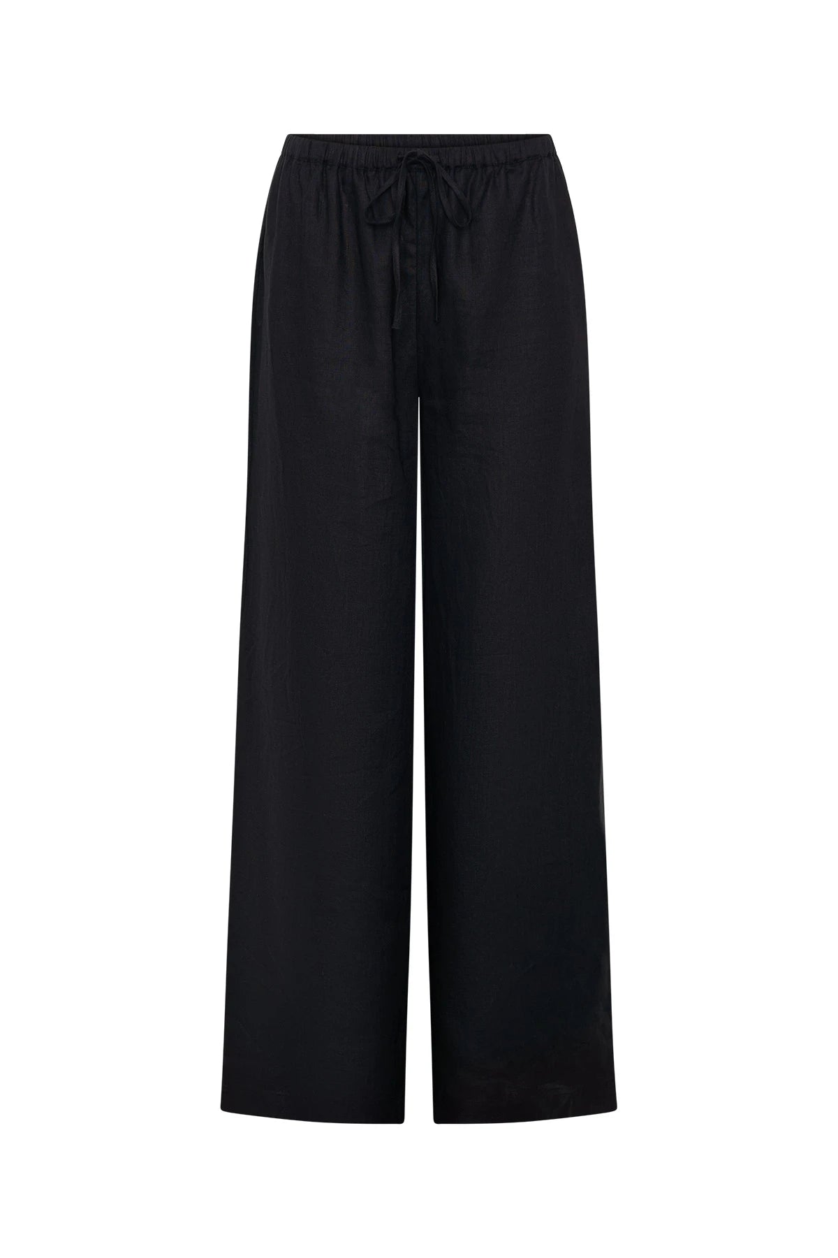 Luna Linen Pant Black