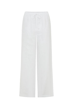 Luna Linen Pant White