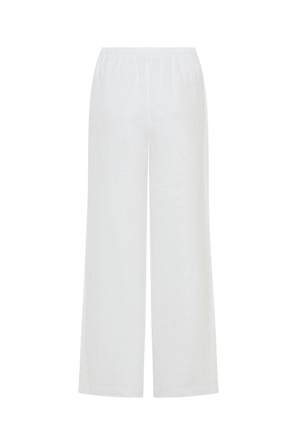 Luna Linen Pant White