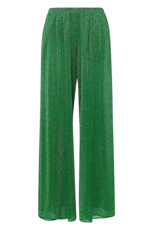 Oséree | Lumiere Wide Pants Emerald | Girls with Gems