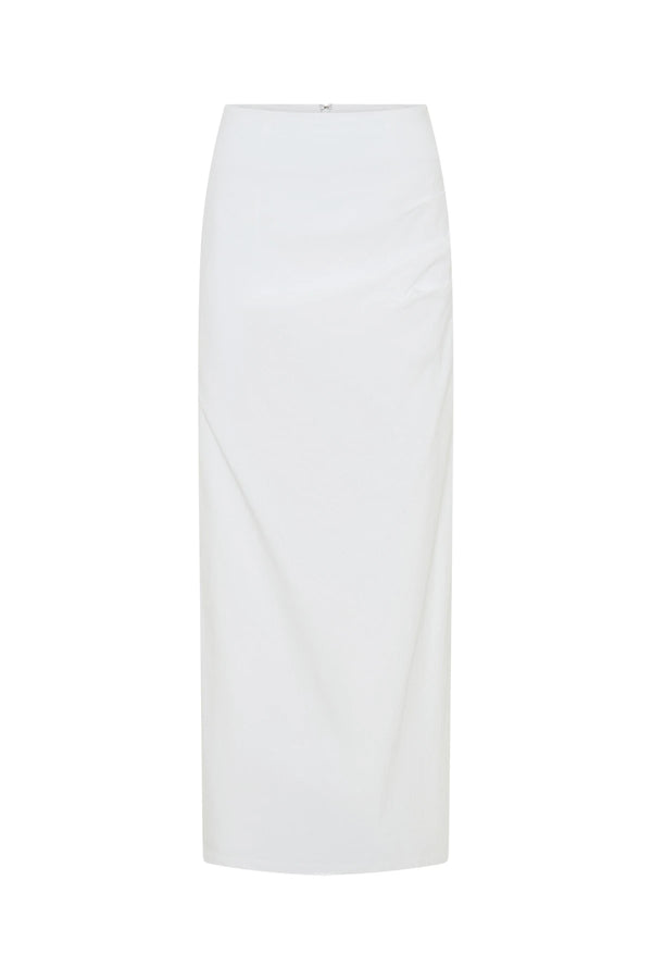 Lefka Maxi Skirt by Sneaky Link, cotton blend maxi skirt with high waist fit. Perfect for summer styling or everyday wear.