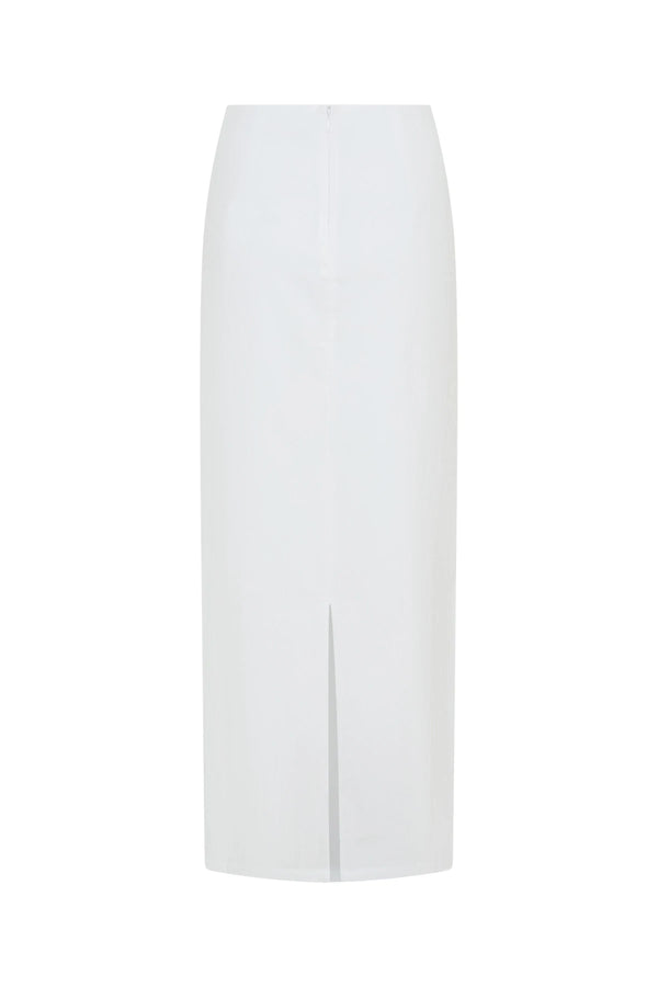 Lefka Maxi Skirt by Sneaky Link, cotton blend maxi skirt with high waist fit. Perfect for summer styling or everyday wear.