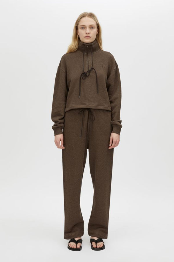 Lloyd Funnel Neck Sweater Chocolate — Jumpers | Girls with Gems