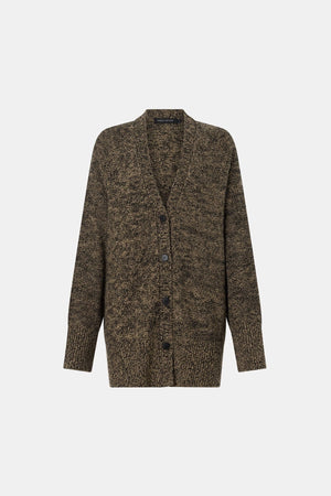 Lloyd Funnel Neck Sweater Chocolate by Camilla and Marc - oversized knit sweater with funnel neck and soft texture, perfect for cozy elevated styling.
