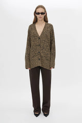 Lloyd Funnel Neck Sweater Chocolate by Camilla and Marc - oversized knit sweater with funnel neck and soft texture, perfect for cozy elevated styling.