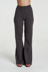 Lounge Knit Pant Shadow by Summi Summi – relaxed organic cotton knit pants for elevated comfort and everyday wear.