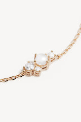 Love In Stillness Pearl Bracelet by By Charlotte, 18k gold vermeil bracelet with freshwater pearl and cubic zirconia details.