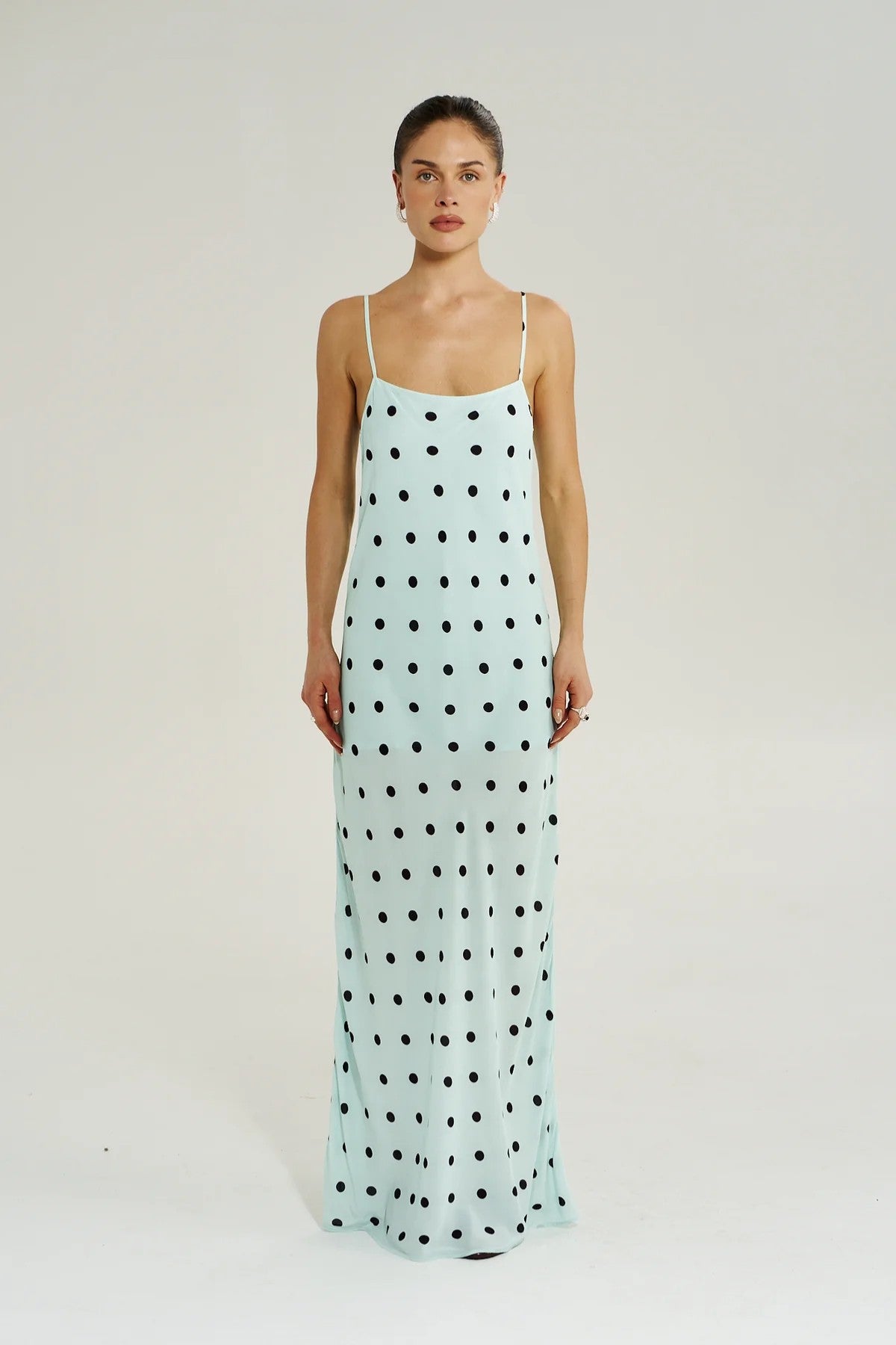 Luna Maxi Dress Pinot Drops — Maxi Dresses