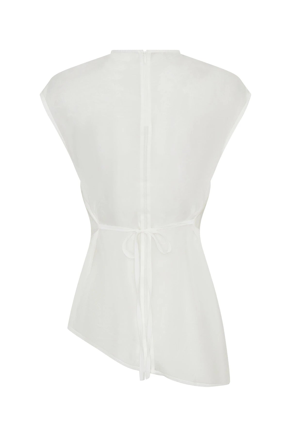 Marni Organza Sheer Top White