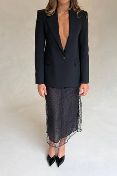 Mackinley Blazer Black by Camilla and Marc – a tailored blazer with structured shoulders and clean lines. Perfect for work or events.