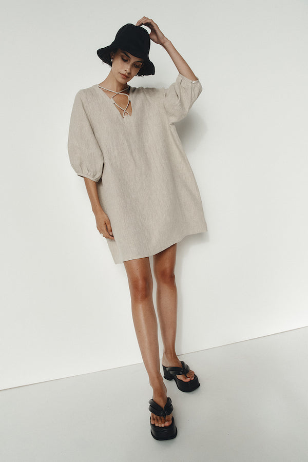 Marle | Lunie Dress Birch | Girls with Gems