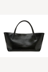 Marlow Tote Croc Embossed by Reh Studios, leather tote with structured design. Perfect for work, travel, or everyday use.