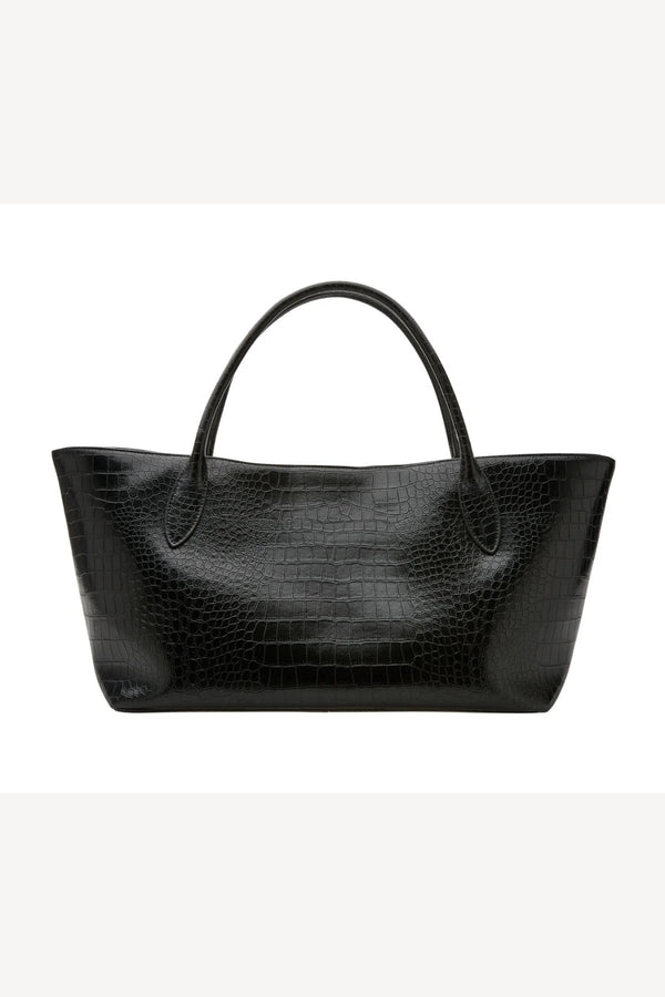 Marlow Tote Croc Embossed by Reh Studios, leather tote with structured design. Perfect for work, travel, or everyday use.