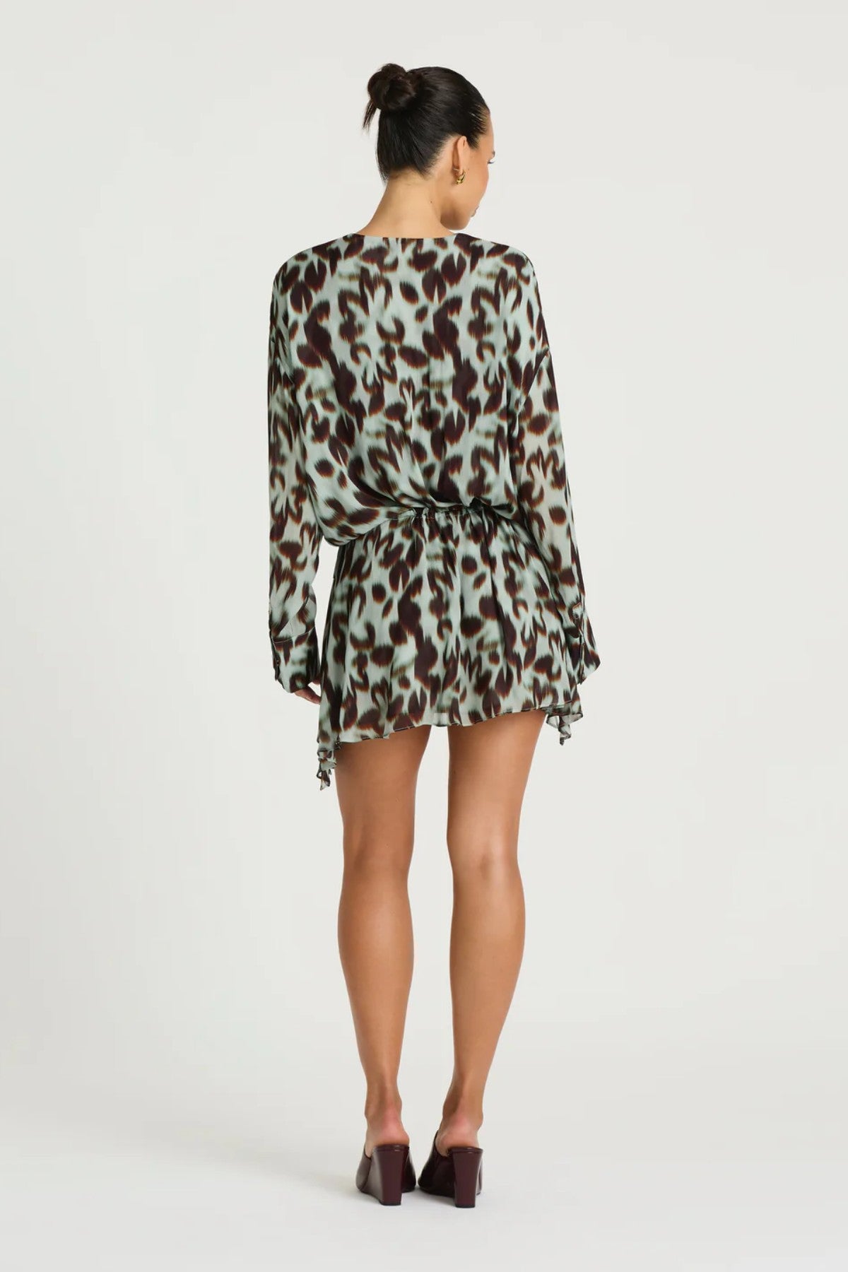 bec and bridge pearl bay mini dress Marnie Shirt Dress Motion Floral — Mini Dresses