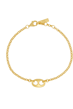 Maybel Bracelet in Gold by Avant Studio, gold chain bracelet with mariner link detail. Perfect for layering or everyday styling.