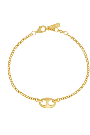 Maybel Bracelet in Gold by Avant Studio, gold chain bracelet with mariner link detail. Perfect for layering or everyday styling.