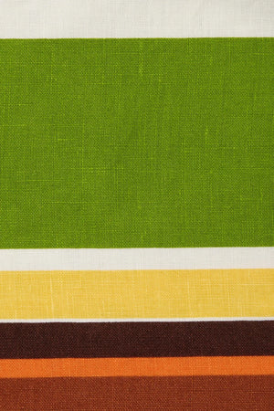 Miel Short Valencia Stripe by Faithfull the Brand - linen mini shorts with stripe print and drawstring waist, designed for a relaxed summer fit.