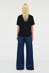 Milla Wide Indie by Neuw Denim, mid-rise wide-leg jean in lightweight rigid denim with ultra-long inseam, a trendy relaxed piece perfect for modern effortless style.
