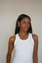 Mini Knot Earrings Gold by Heaven Mayhem – gold knot earrings with sleek design. Perfect for everyday styling.