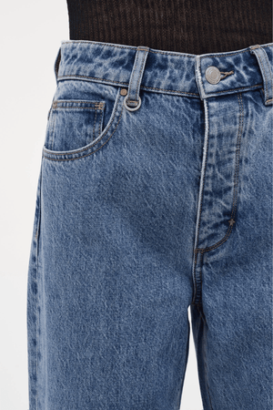 Coco Relaxed in Milano by Neuw Denim, high-rise straight-leg jeans in premium Italian rigid denim. Perfect for elevated everyday wear.