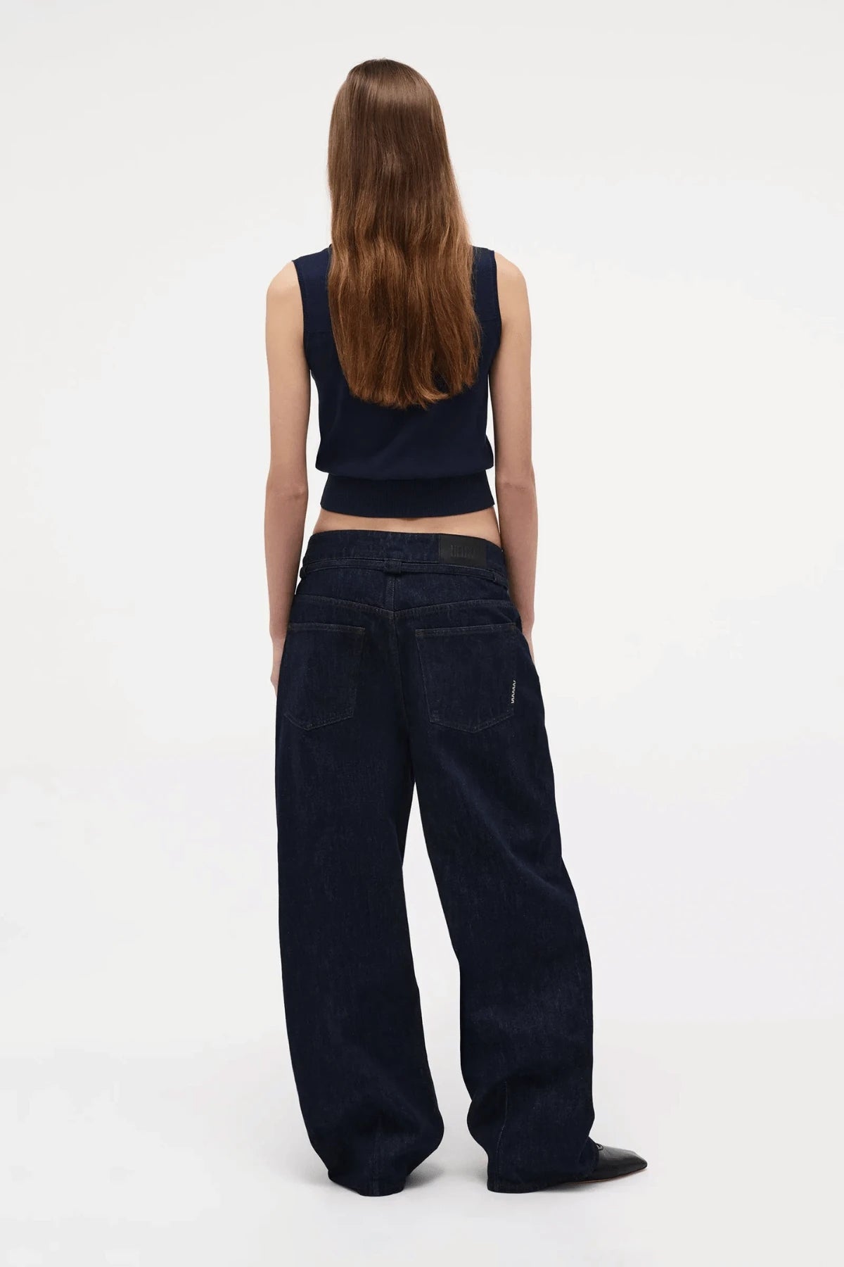 Neuw Denim Yoko Baggy in Rinse, a relaxed baggy silhouette with cinch styling and self-fabric belt. Perfect for versatile everyday wear.