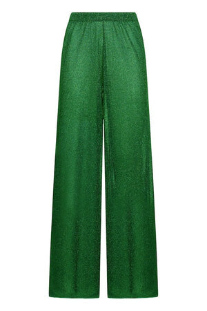 Lumiere Pants Emerald Green by Oséree, premium straight-fit pants with effortless elegance, perfect for stylish day or night occasions
